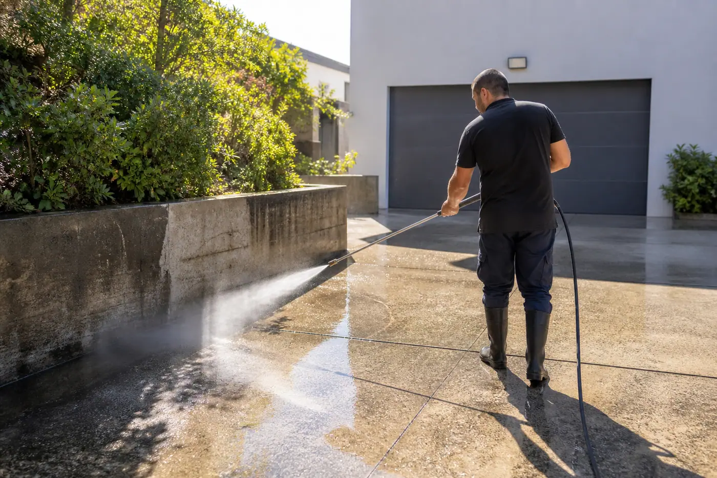 Pressure Water Jet Cleaning